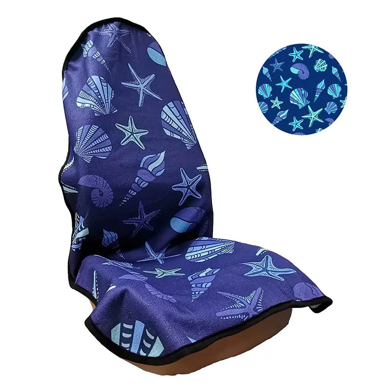 Towel Print Car Seat Cover