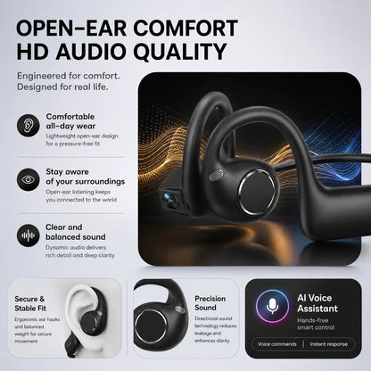 Vorteqo™ Smart Camera Bluetooth Earphones 1080P