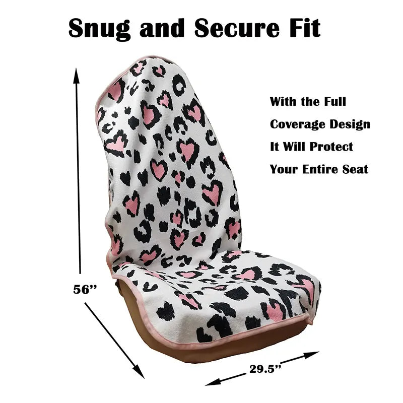 Towel Print Car Seat Cover