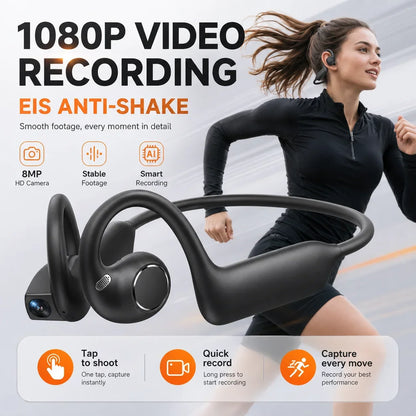 Vorteqo™ Smart Camera Bluetooth Earphones 1080P