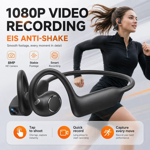Vorteqo™ Smart Camera Bluetooth Earphones 1080P